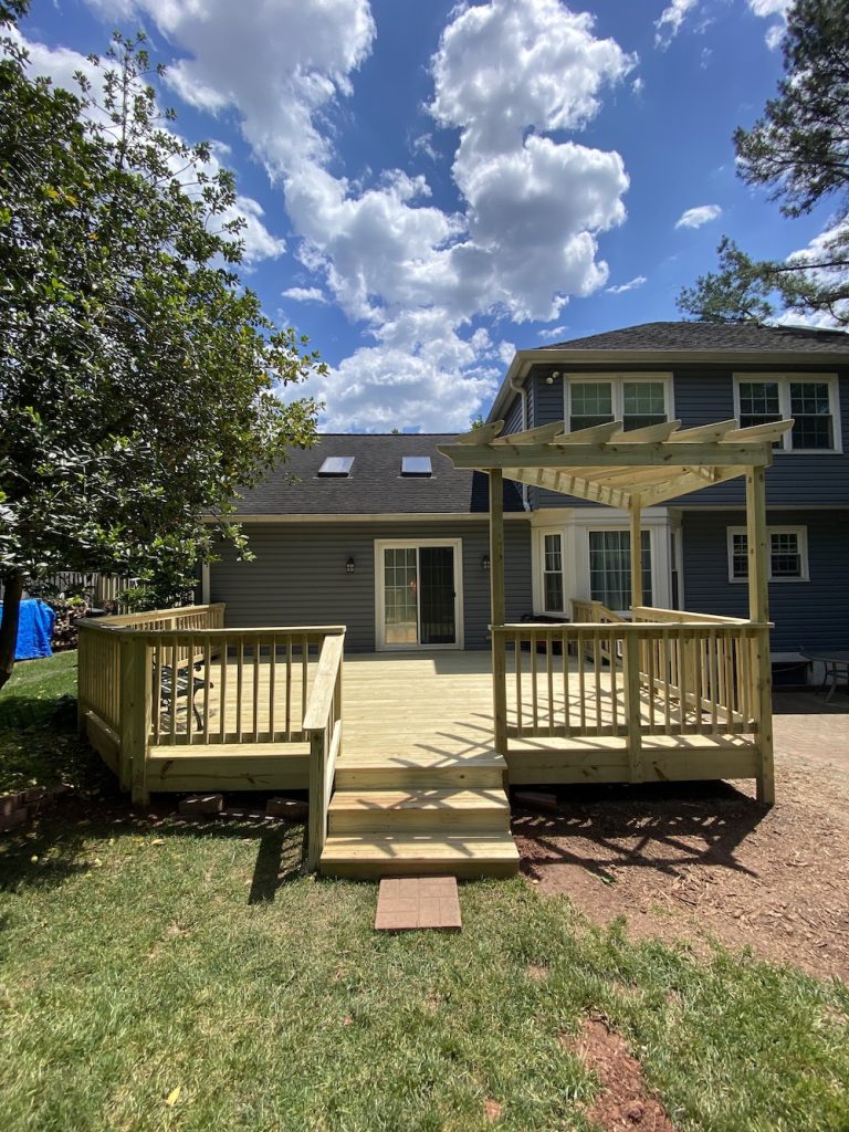 Enhance Your Outdoor Living Space with a Beautiful Wood Deck Installation